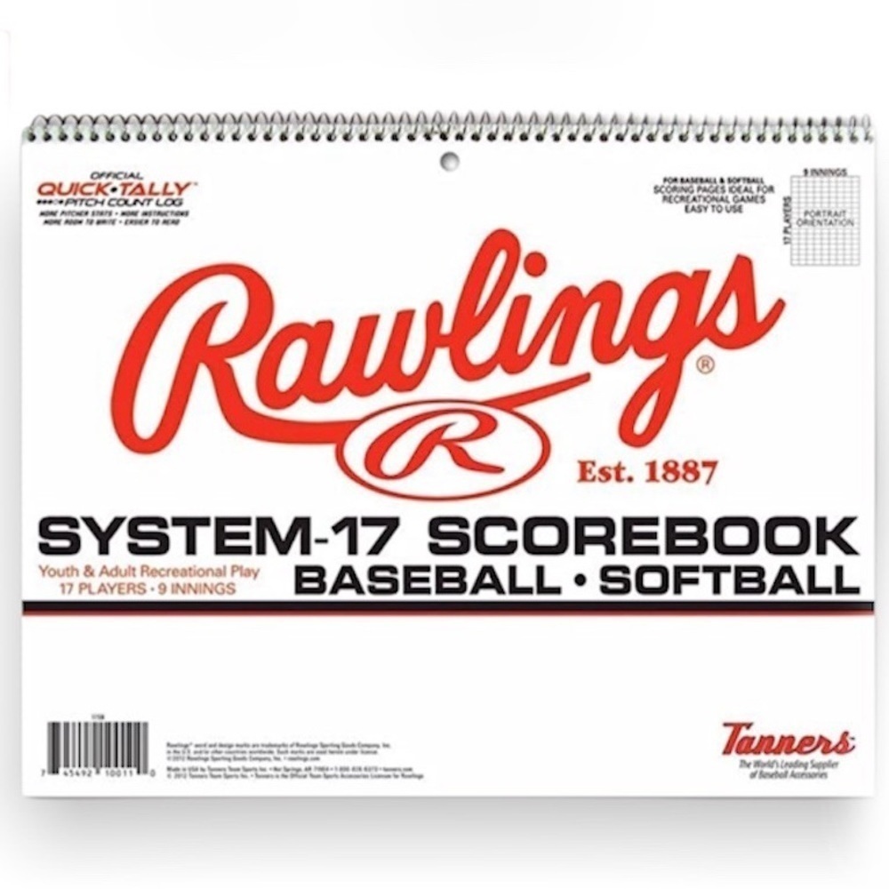 Rawlings System-17 Baseball & Softball Scorebook